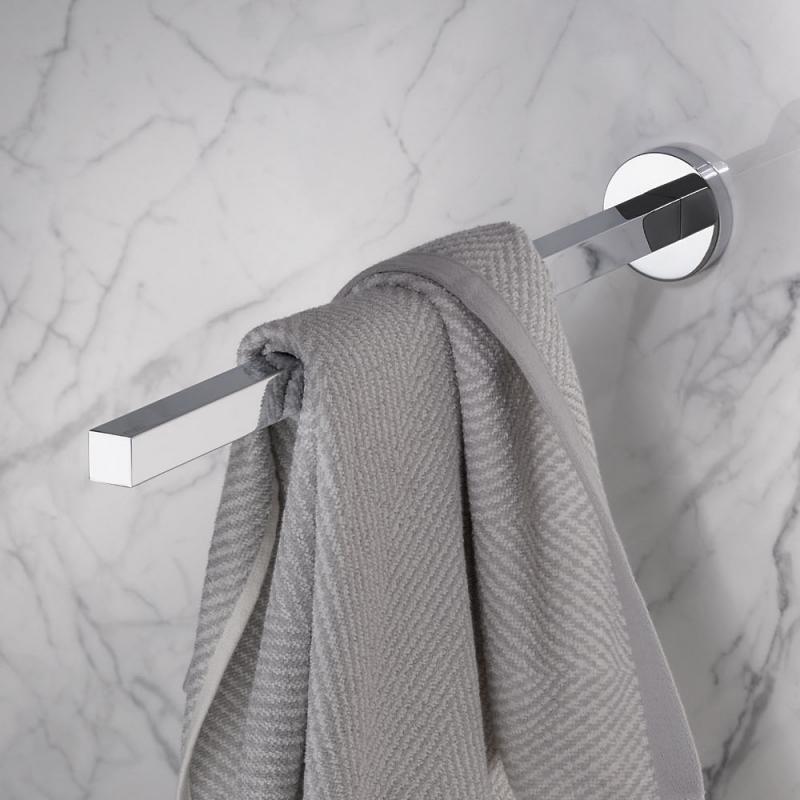 Полотенцедержатель одинарный, неповоротный, 340 мм, хром Edition 90 19022010000