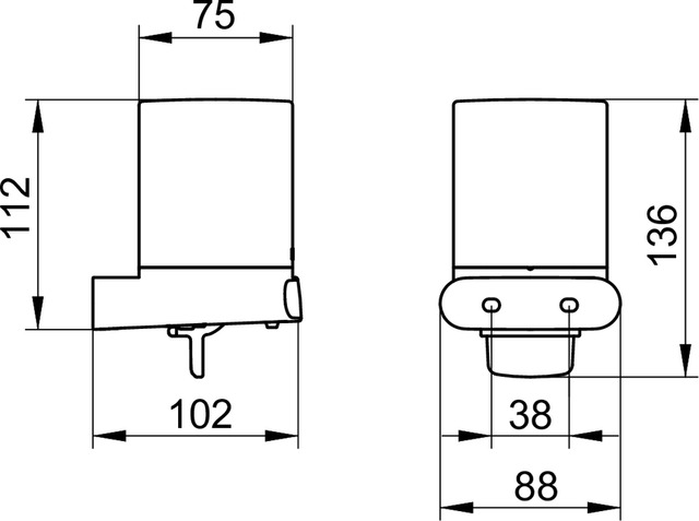 Хрустальная матовая колба от дозатора для жидкого мыла, з/часть Elegance 11652009000