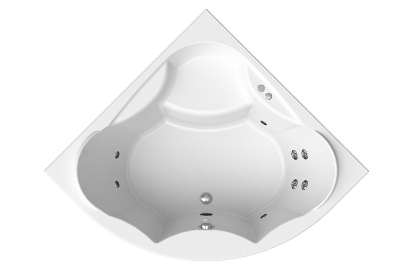 Ванна с гидромассажем Сандра (КЛАССИК),панель/каркас/сл-п 2-75-2-0-0-221