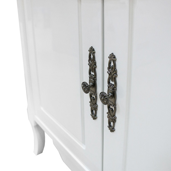 Тумба-умывальник Версаль-90 слоновая кость с раковиной JS90 (3130383)