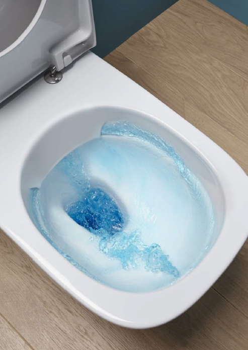 Чаша напольного унитаза без ободка ,64*34 см, белый STRUKTURA UJX102-00