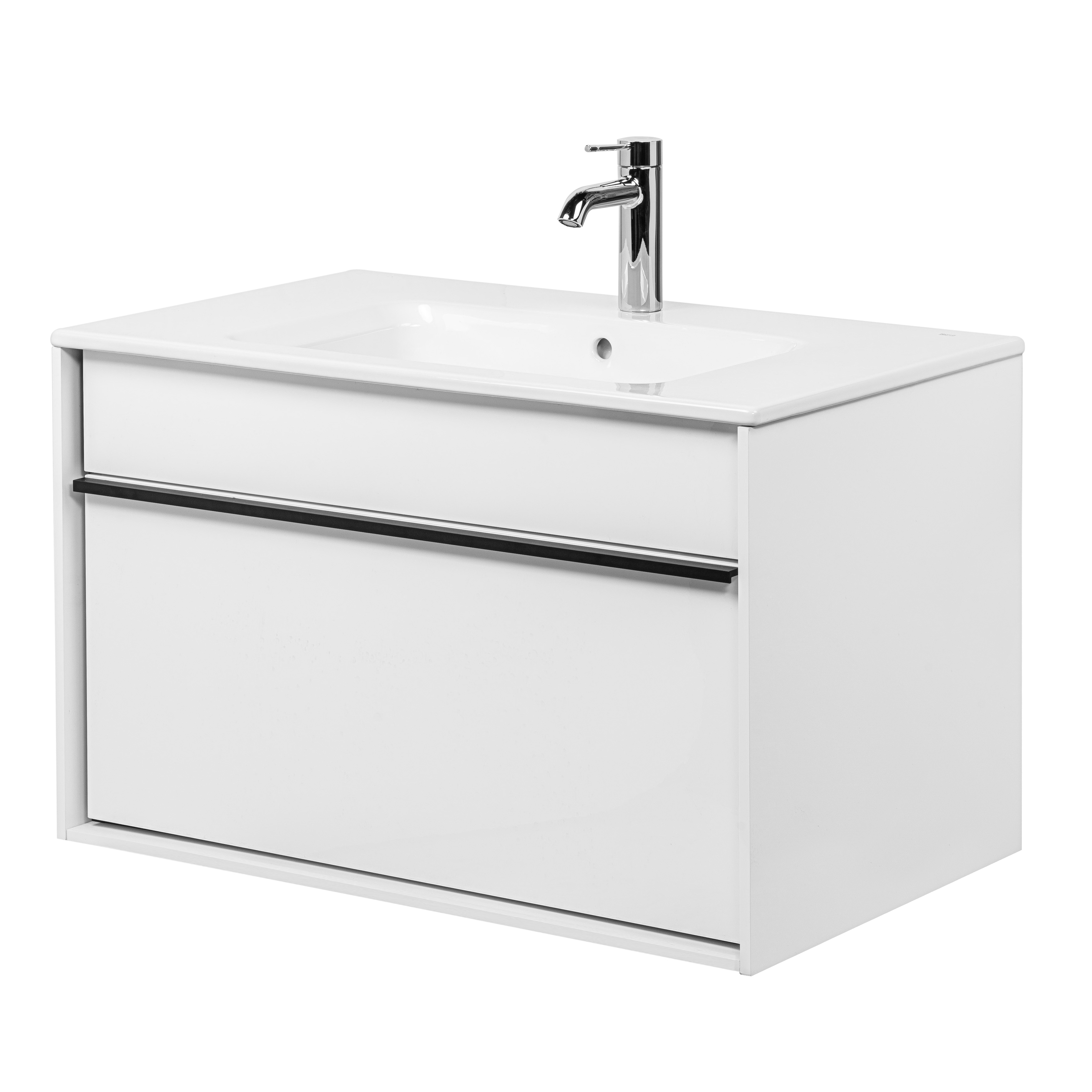 Тумба под раковину Aquanika MONO 80 AQM784547RU118 78,5х45,5х47,5 (белая)