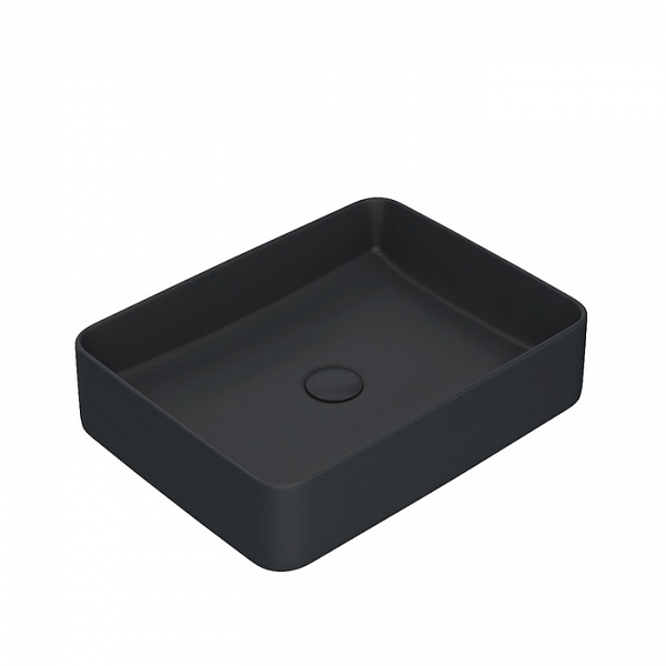 Умывальник накладной чёрный матовый Slide SLIBM02i27 IDDIS