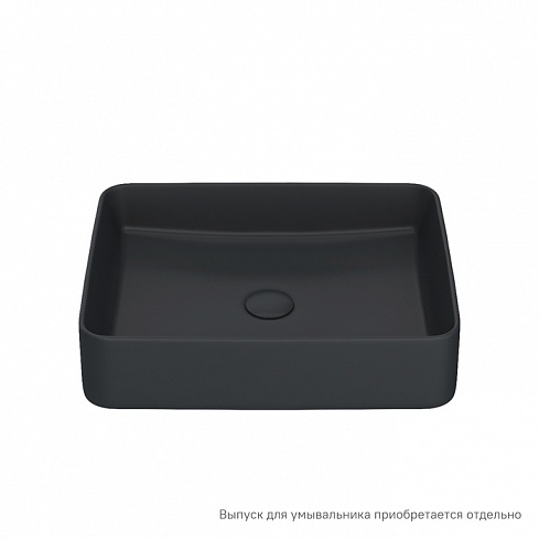 Умывальник накладной чёрный матовый Slide SLIBM02i27 IDDIS
