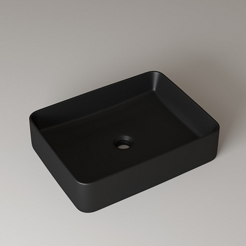 Умывальник накладной чёрный матовый Slide SLIBM02i27 IDDIS