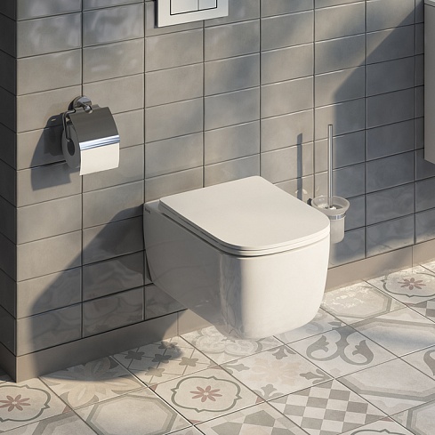 Унитаз подвесной безободковый с сиденьем микролифт Bridge BRIRDSEi25 IDDIS