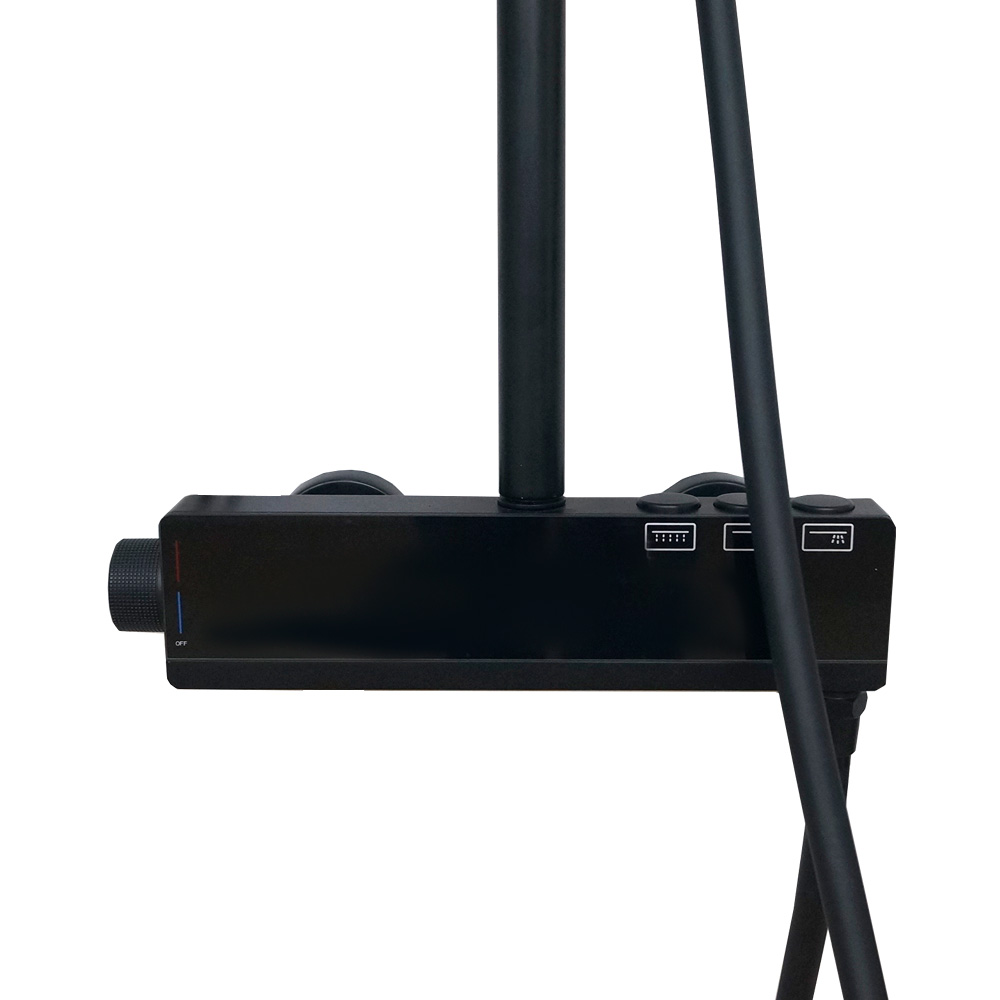 Душевая система с термостатом с встроенным дисплеем 8702 Bergerplast