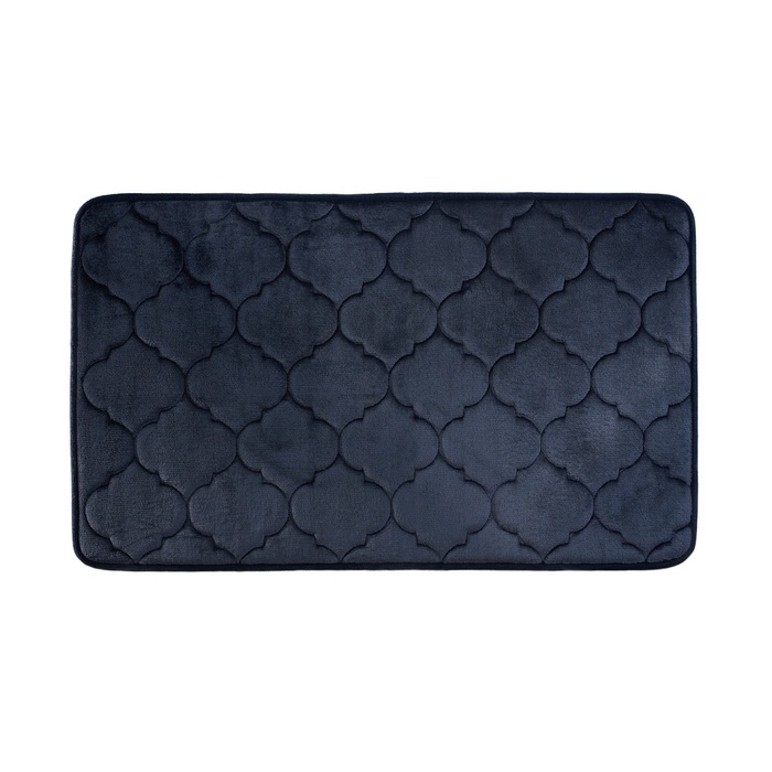 Коврик для ванной комнаты Basic 50*80 см полиэстер с запоминающей пеной B20P580i12 Iddis