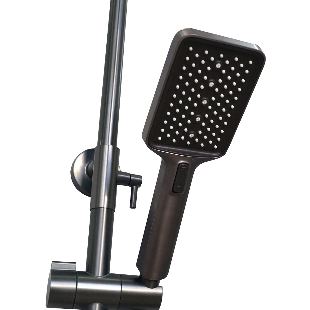 Душевая система R02-001, графит Bergerplast