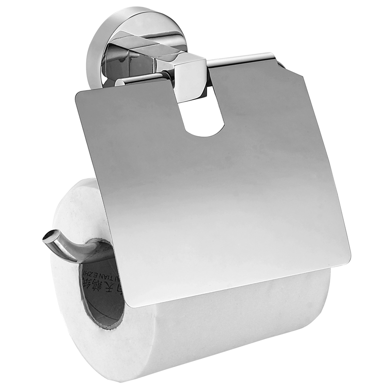 Бумагодержатель с крышкой NESSY хром AZ-73110 Azario