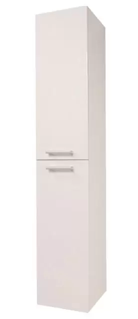 Шкаф-колонна Мадрид М правая рифт белый