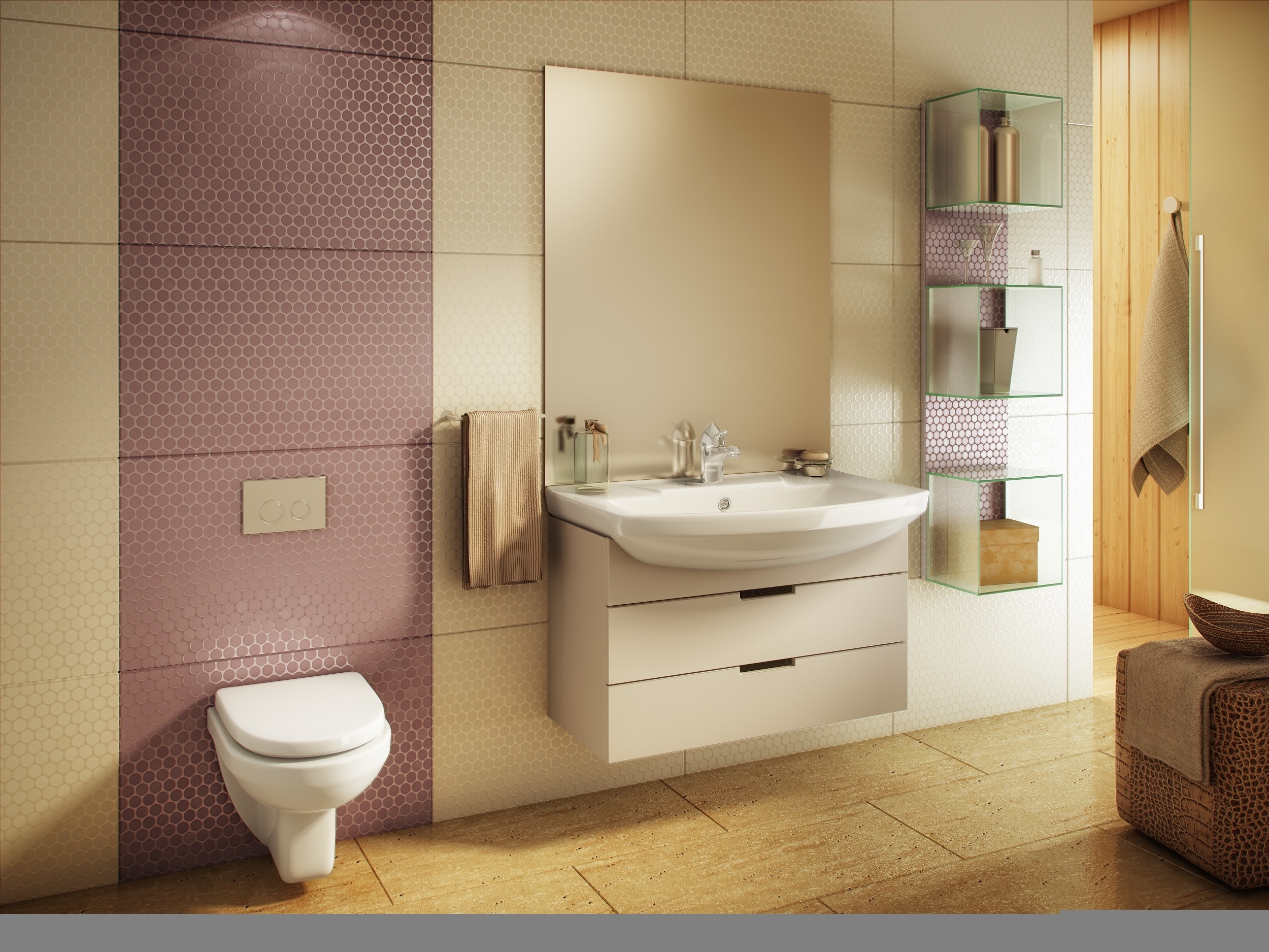 Унитаз подвесной Элеганс Люкс сиденье микролифт, дюропласт, белый, ROSA