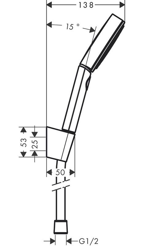 Душевой набор Pulsify 105 3jet 24302670 HANSGROHE