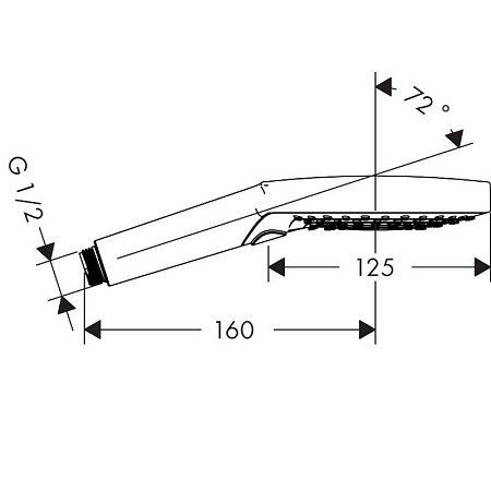 Душевой комплект 8 в 1 матовый 27961670 HANSGROHE