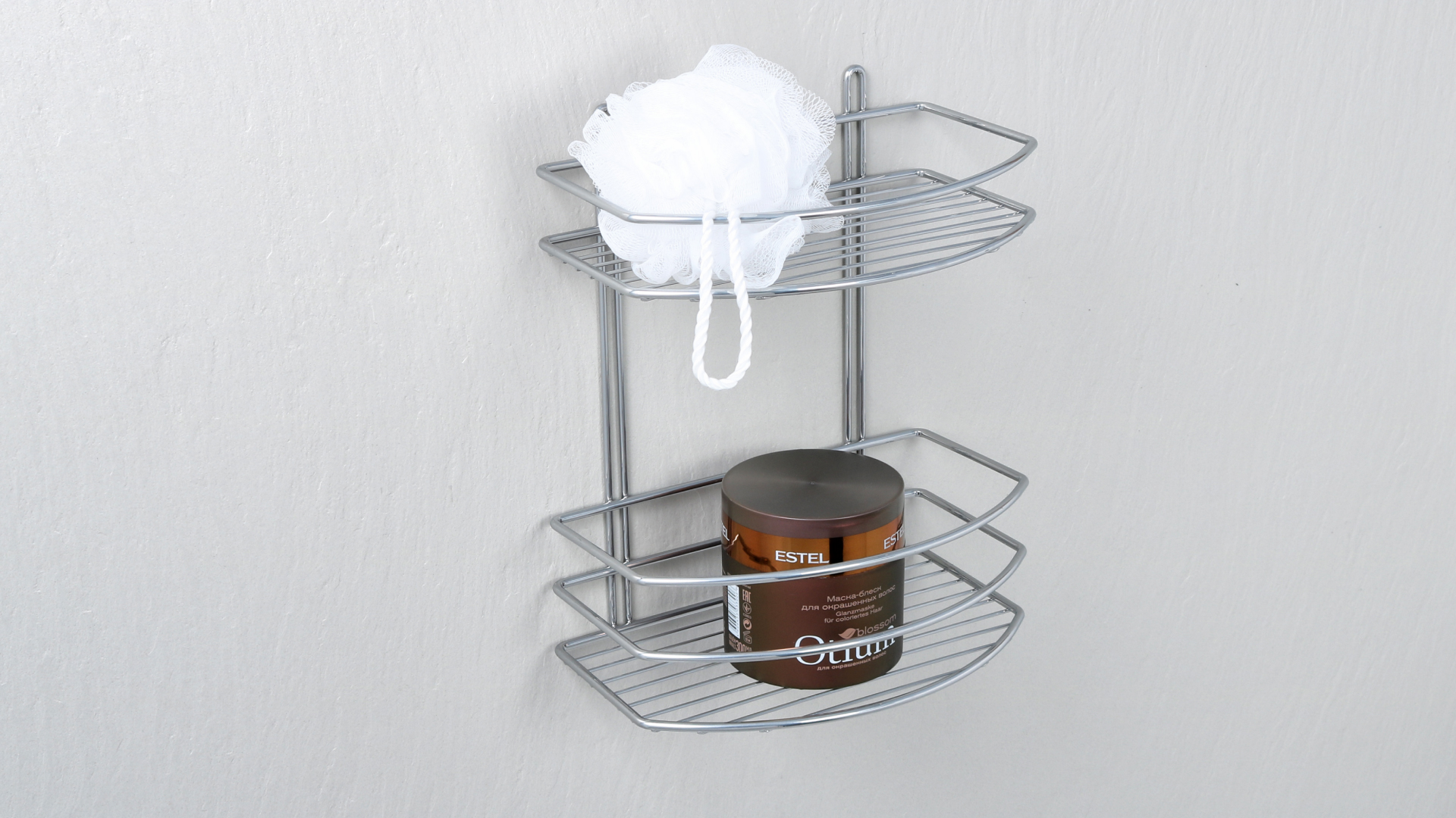 Полка овальная двухэтажная FX-720-2 Fixsen