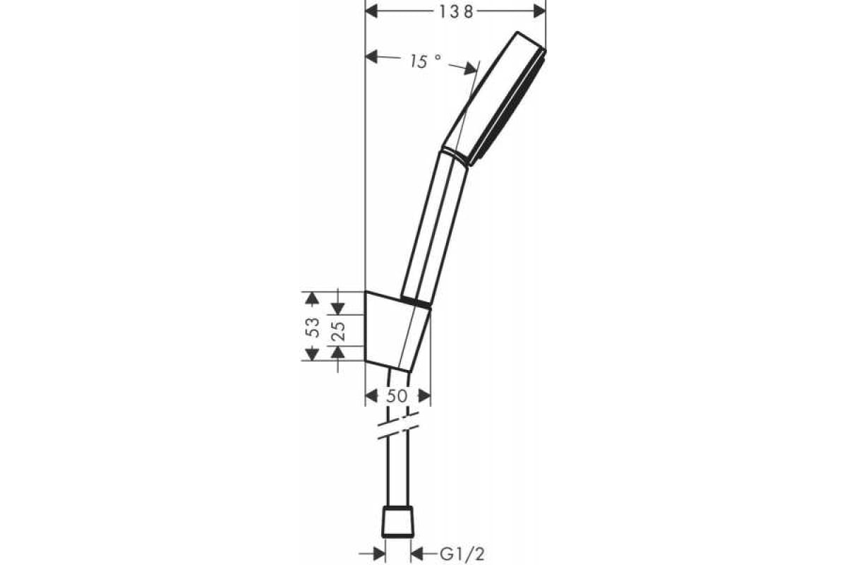 Душевой набор Pulsify 3jet 105 24302000 HANSGROHE