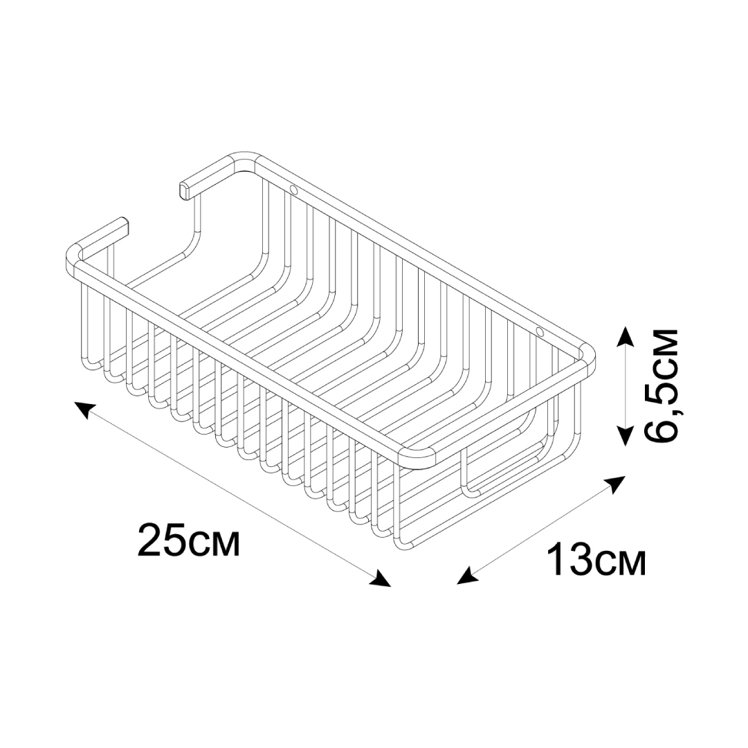 Полка прямоугольная одноэтажная Hotel FX-31050 Fixsen