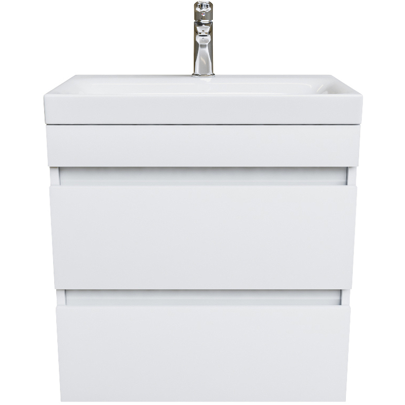 Тумба с умывальником подвесная с ящиками, белая, 60 см, Zodiac ZOD6CB0i95K Iddis