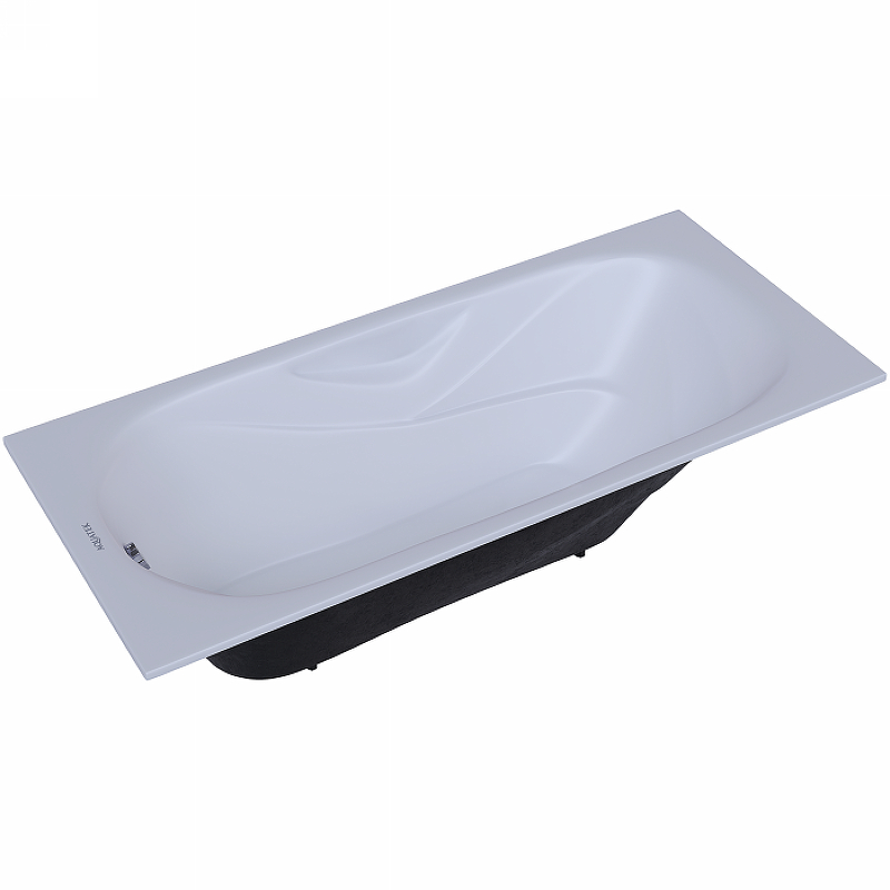 Ванна чугунная 180х80 с ножками Гамма AQ8080F-00 Aquatek