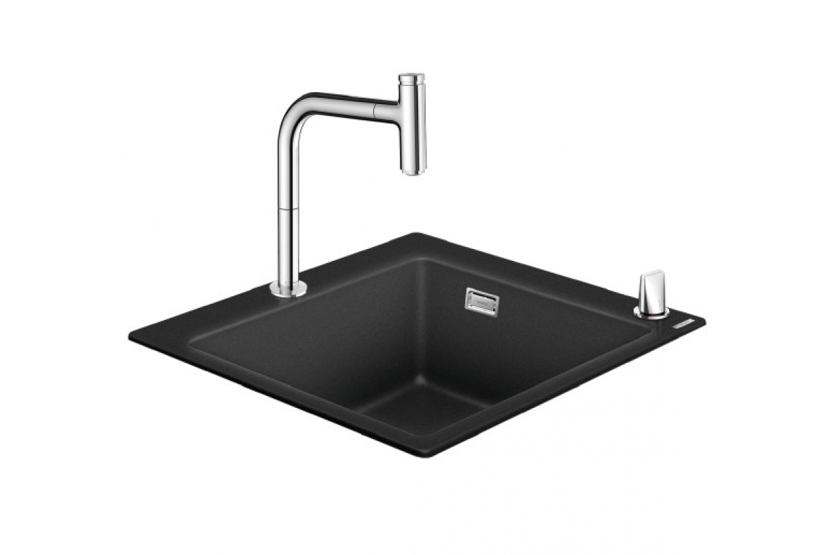 Кухонная мойка со смесителем C51-F450-06 43217000 HANSGROHE
