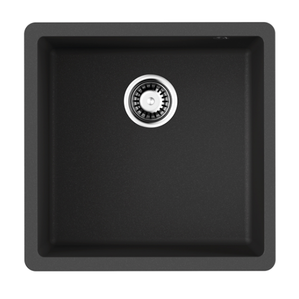 Мойка гранитная Tetrogranit/черный Bosen 44-U-BL 4993595 OMOIKIRI