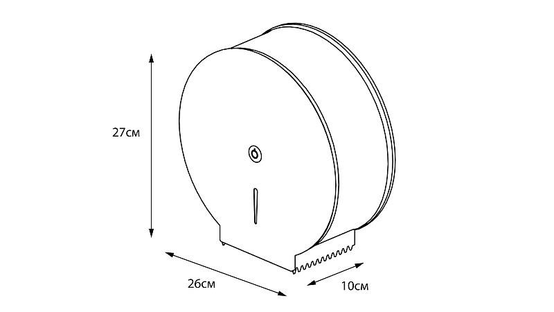 Бумагодержатель Hotel FX-31010C FIXEN