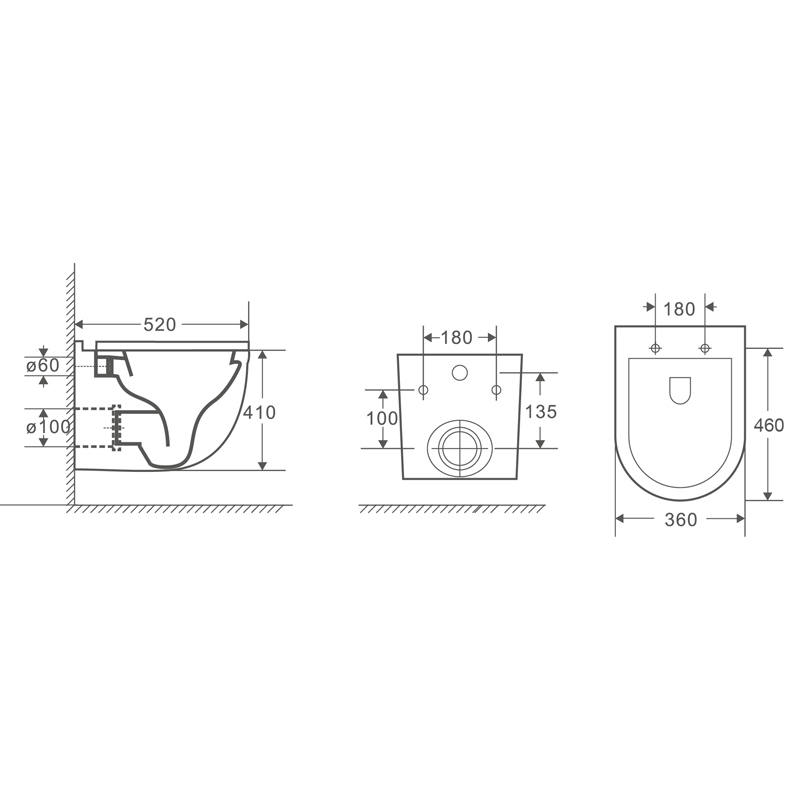 Унитаз подвесной с сиденьем микролифт Fora AZ-0017 E-R Azario