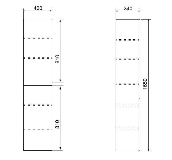 Пенал Мила подвесной CS00080413 Azario