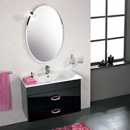 Тумба с умывальником подвесная с 2 выдвиж ящиками 90x46x57 ORCHIDEA Laccato CEZARES