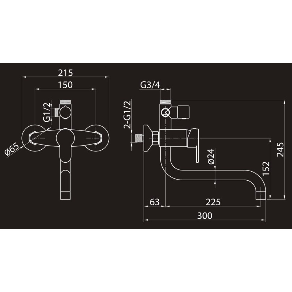 Душевая система (Set-14) 2308883-2L Elghansa