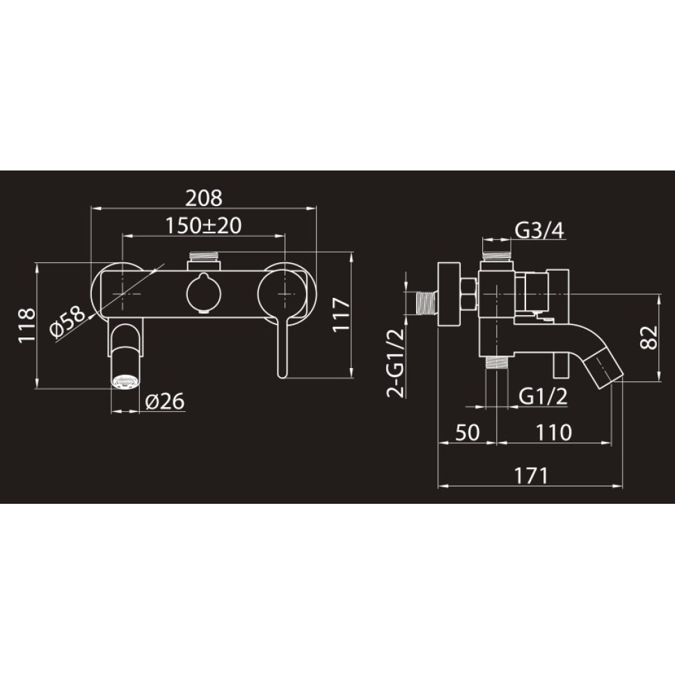 Душевая система (Set-13) 2330524-2L Elghansa