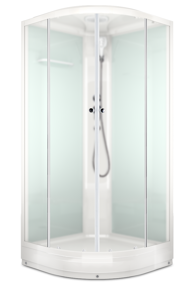 Душевая кабина Delight Slim 110 100х100х218 DS01DS110LWM10 DOMANI-Spa