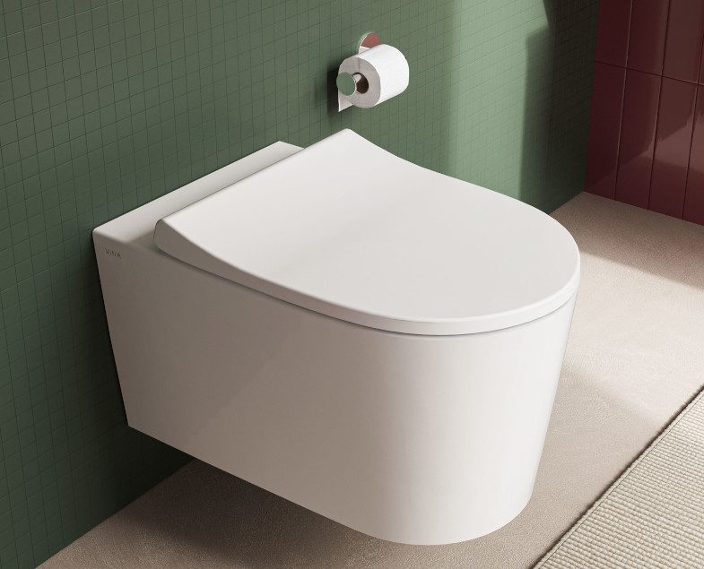 Унитаз подвесной безободковый Nest QFlush 7870B403-0075 Vitra