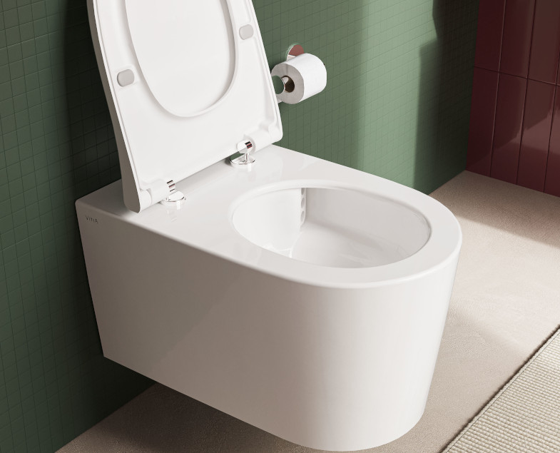 Унитаз подвесной безободковый Nest QFlush 7870B403-0075 Vitra