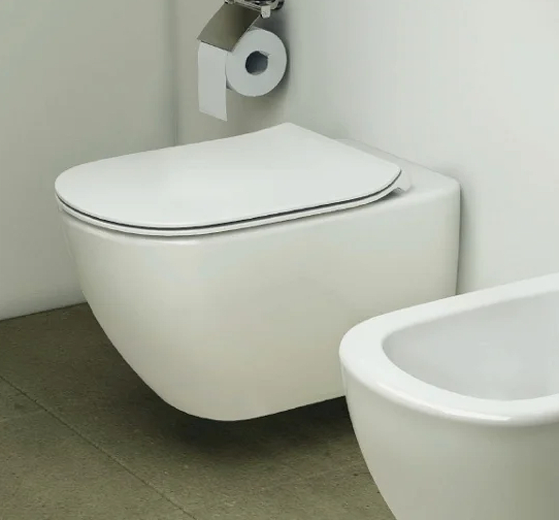 Унитаз подвесной Tesi с сиденьем микролифт TT00001 IdeAL Standard