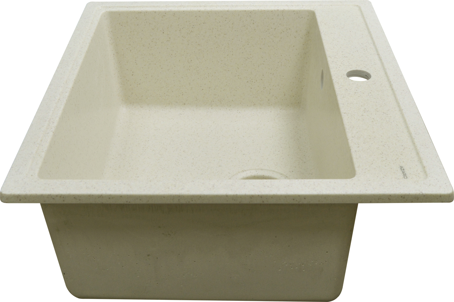 Кухонная мойка Litos 570х505х200 Бежевая сифон + герметик CS00078324 Azario