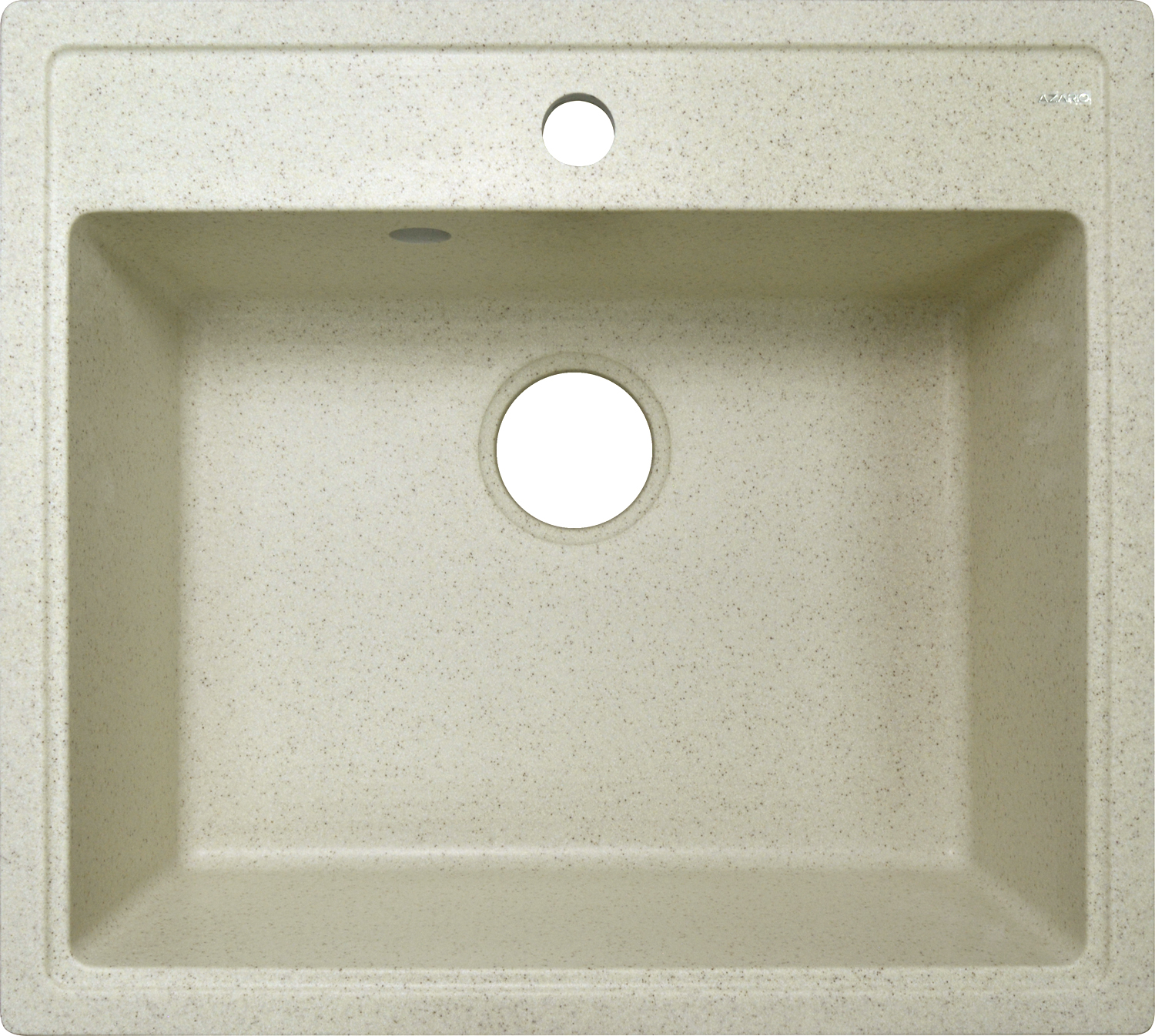 Кухонная мойка Litos 570х505х200 Бежевая сифон + герметик CS00078324 Azario