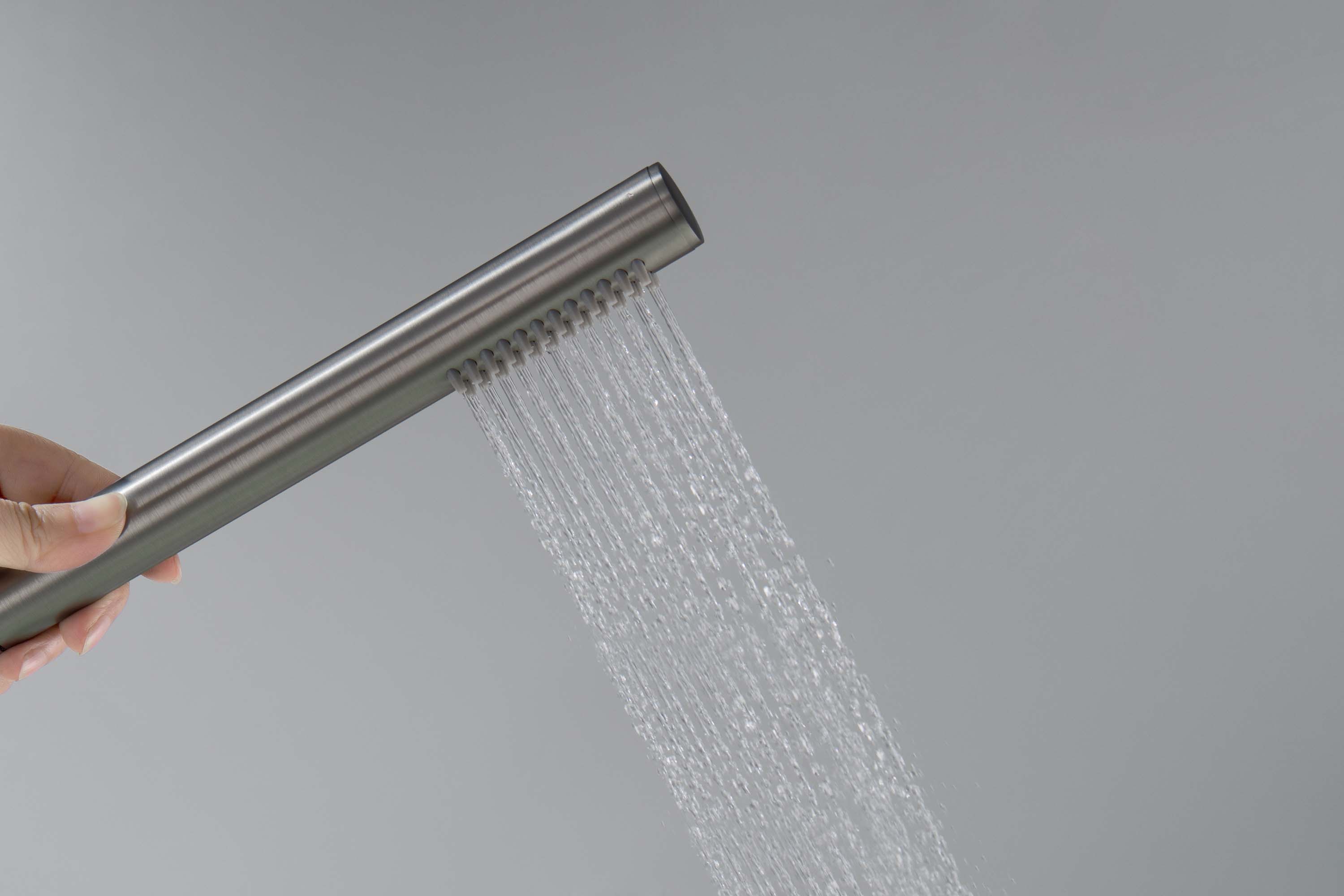 Душевая система Бетта AQ1172BGM оружейная сталь Aquatek