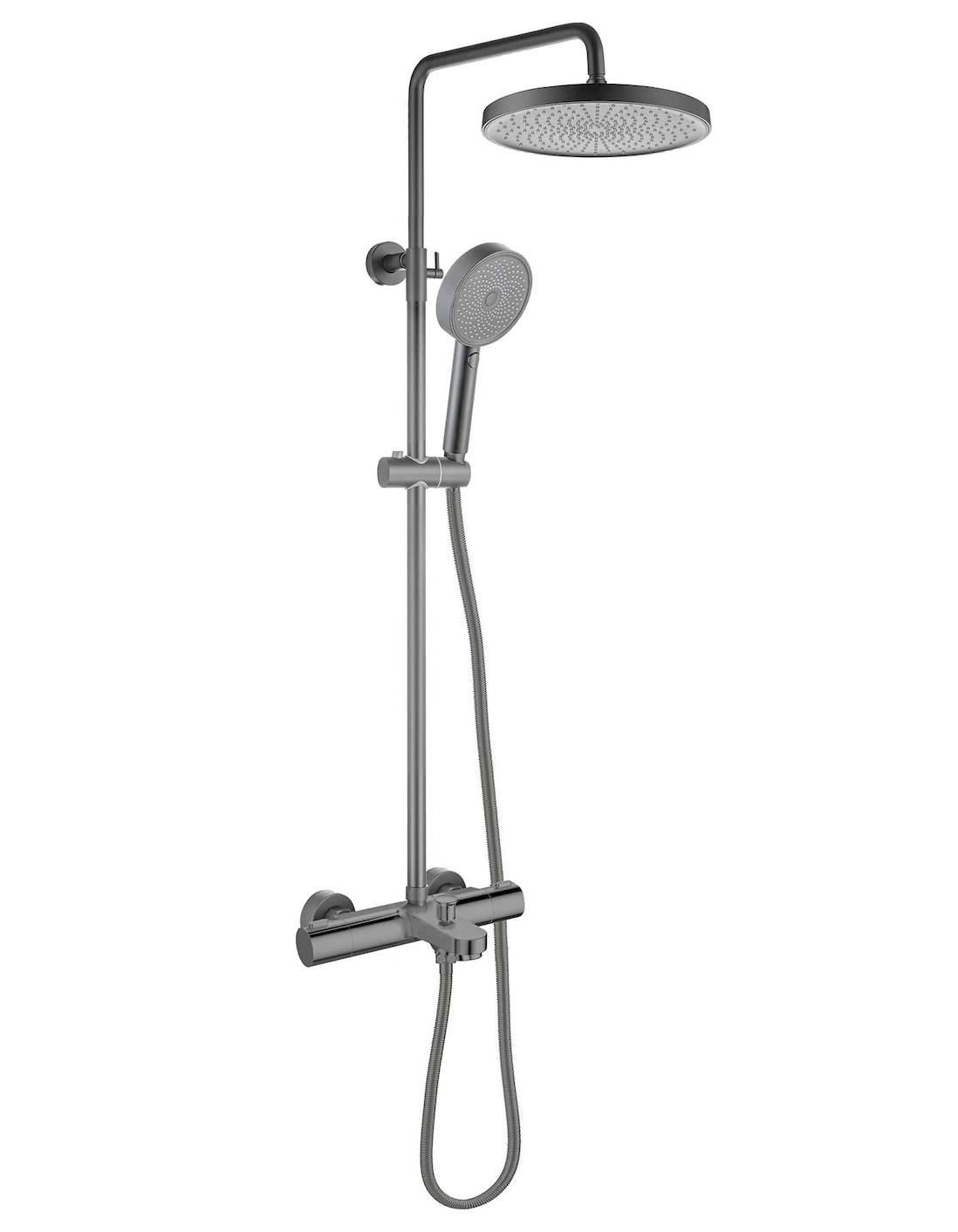 Душевая система Вега AQ2043BGM оружейная сталь Aquatek