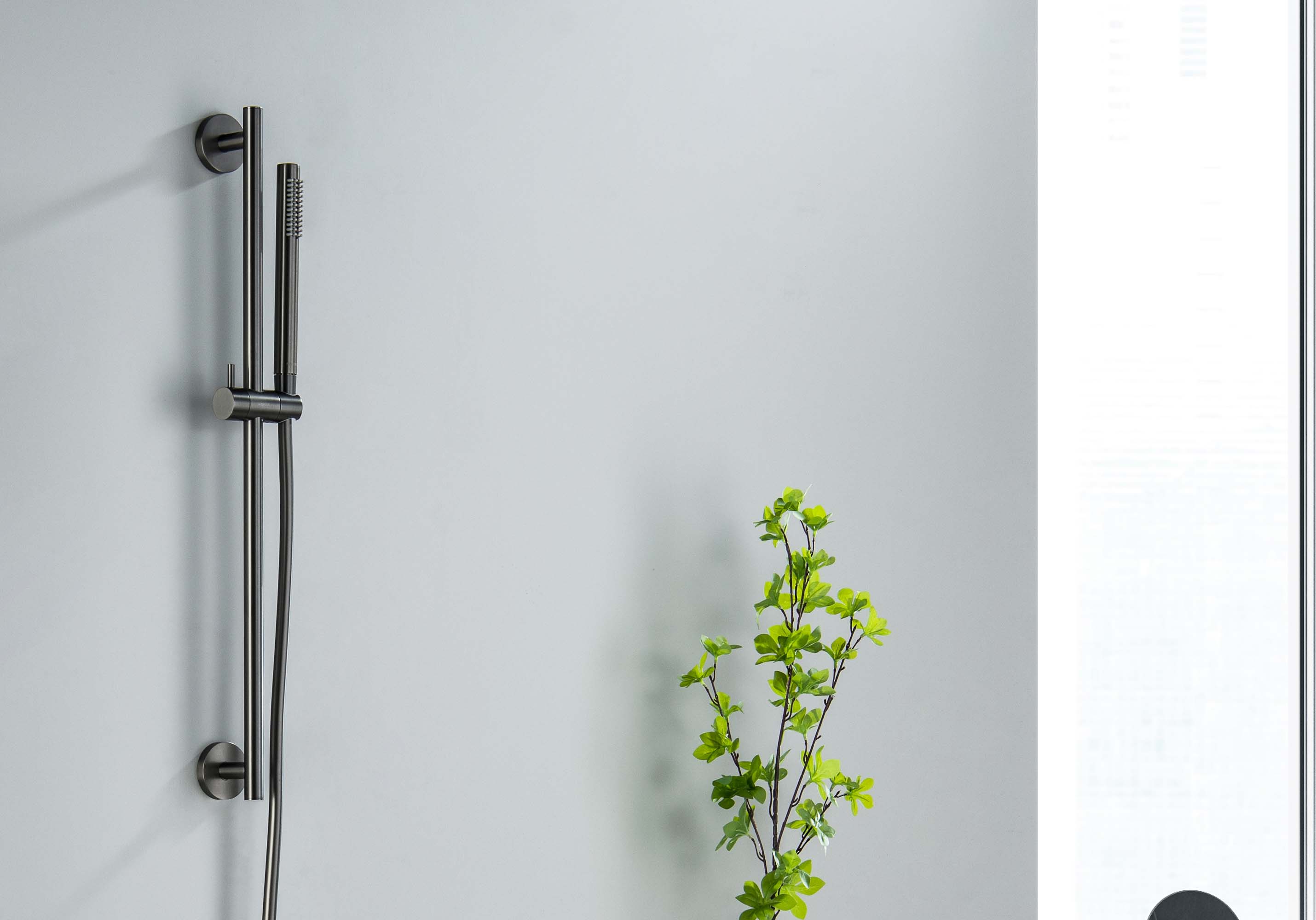 Душевой гарнитур Европа AQ2012BGM оружейная сталь Aquatek