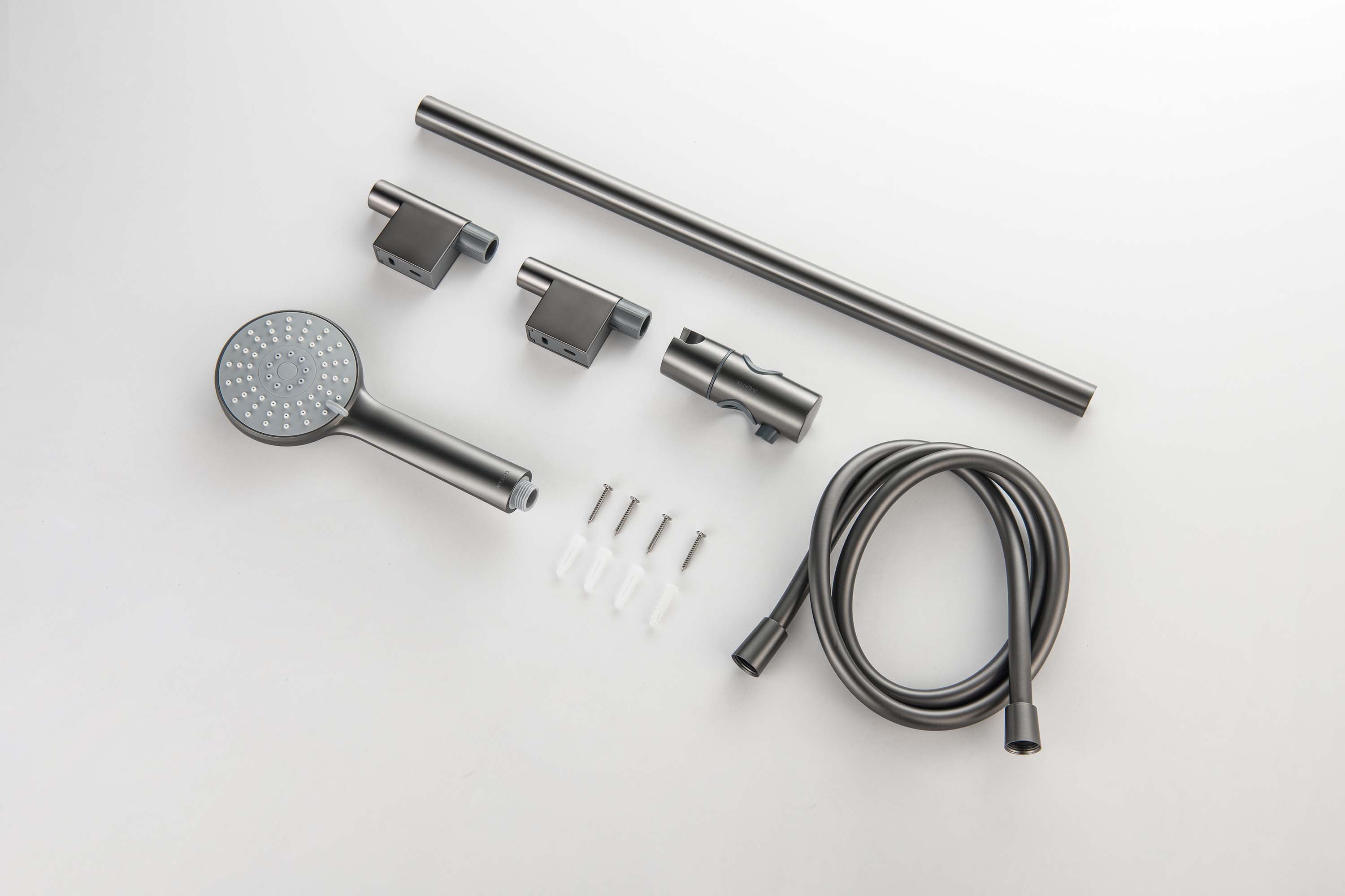 Душевой гарнитур Бетта AQ2017BGM оружейная сталь Aquatek