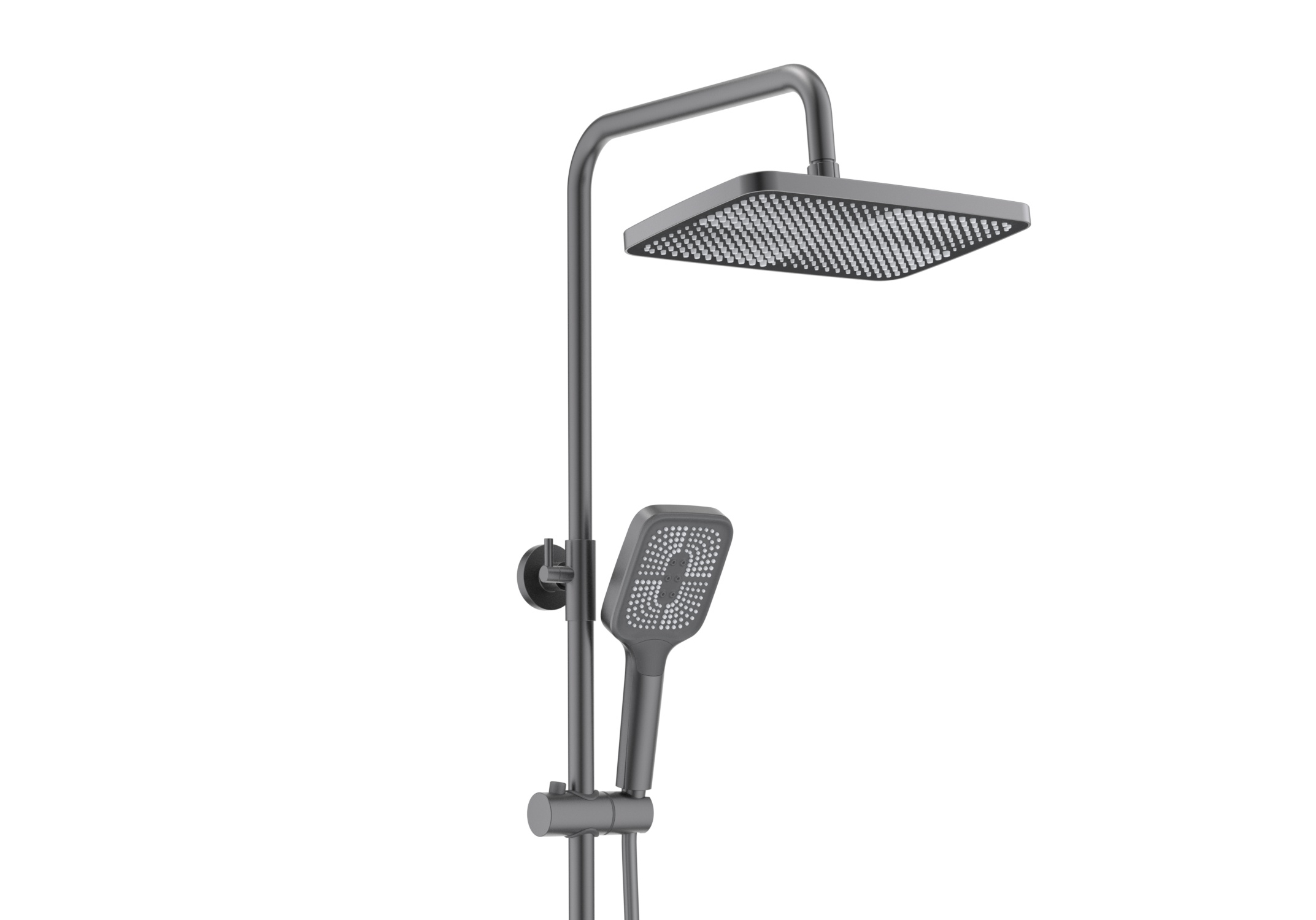 Душевая система Поларис AQ3040BGM оружейная сталь Aquatek