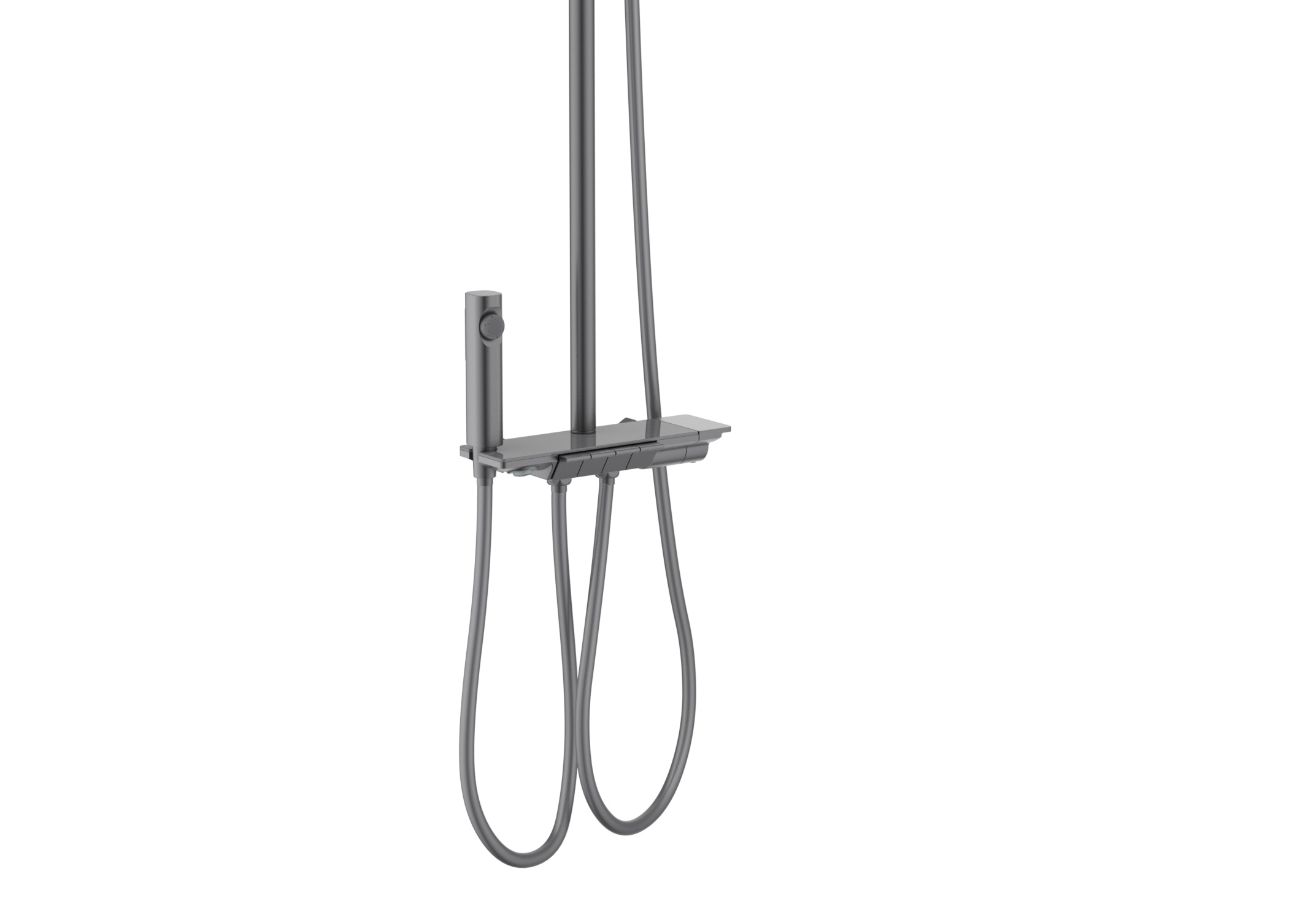 Душевая система Поларис AQ3040BGM оружейная сталь Aquatek