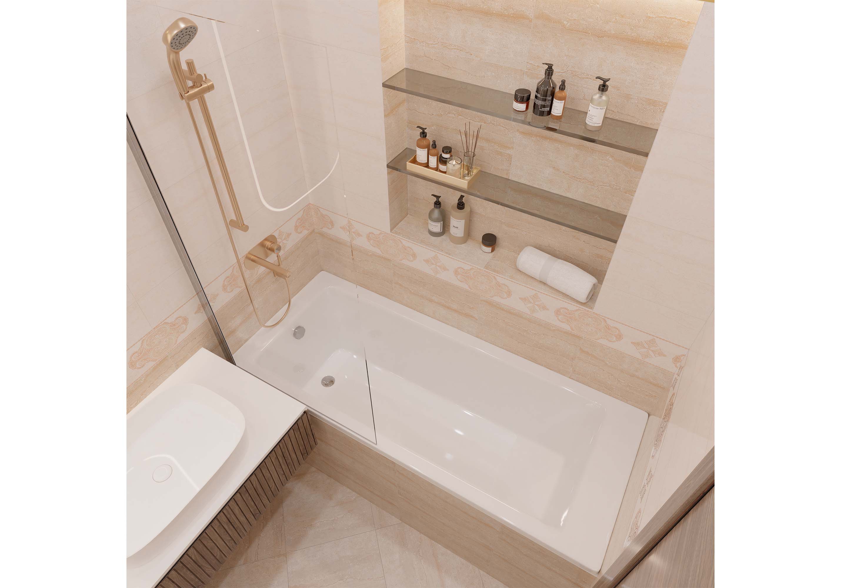 Акриловая ванна Калибри 170х70 KL170-0000001 Aquatek