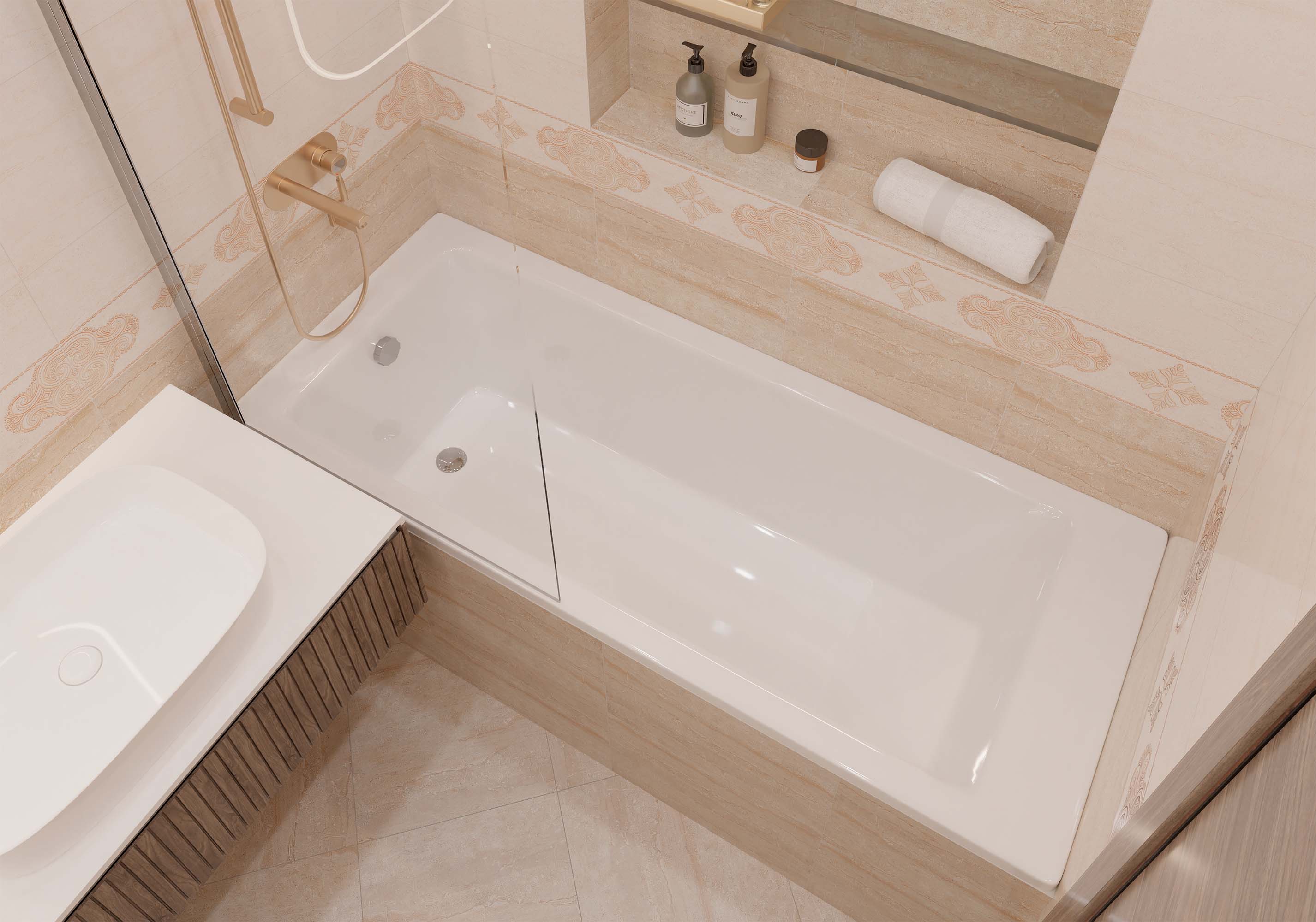 Акриловая ванна Калибри 170х70 KL170-0000001 Aquatek