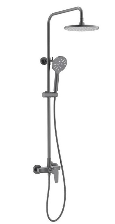 Душевая система Бетта AQ2160BGM оружейная сталь Aquatek