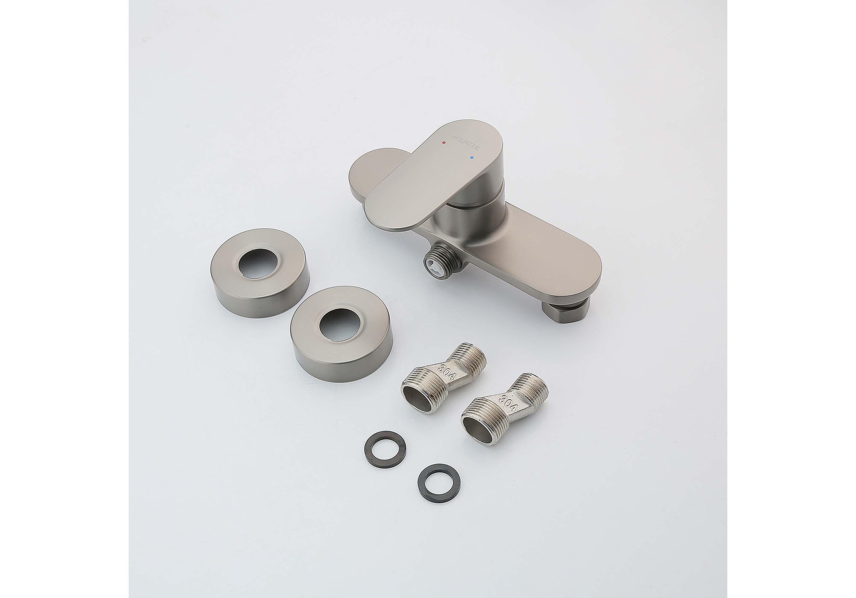 Смеситель для душа Ника AQ1860BGM оружейная сталь Aquatek