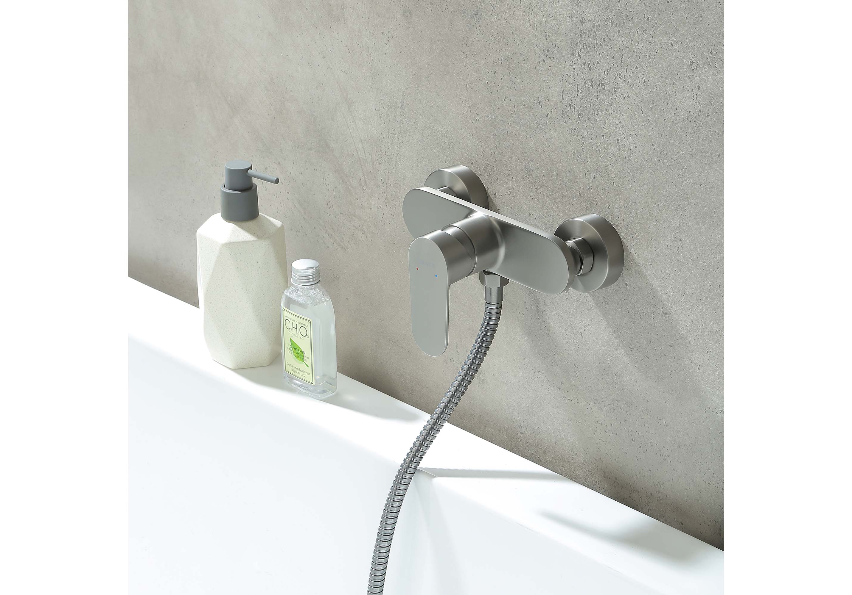 Смеситель для душа Ника AQ1860BGM оружейная сталь Aquatek