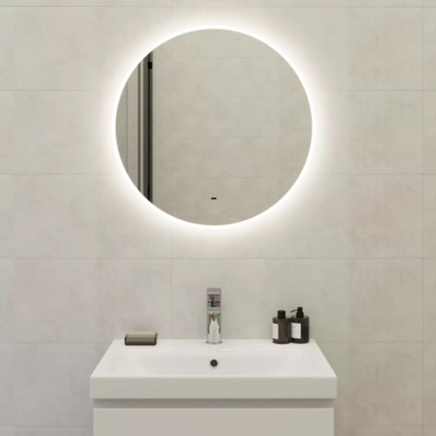 Зеркало ECLIPSE Fusion 62x62 с подсветкой круглое 64809 Cersanit