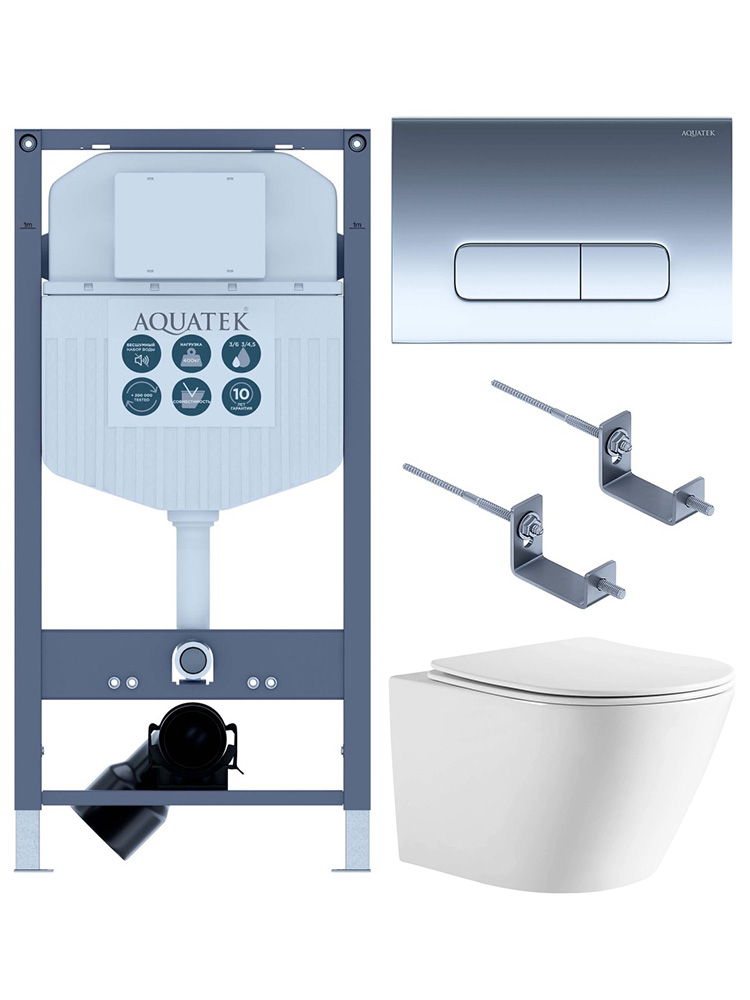 Унитаз с инсталляцией SET AQUATEK ЛИБЕРТИ-016 INS-23